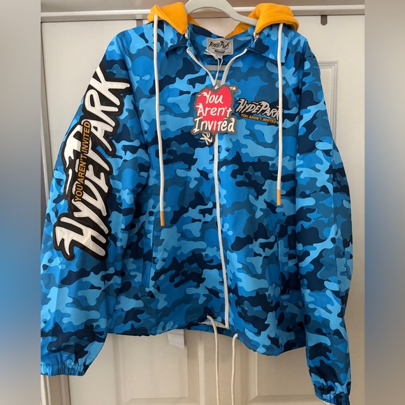 Hyde Park Other - Blue Camouflage Hyde Park Jacket